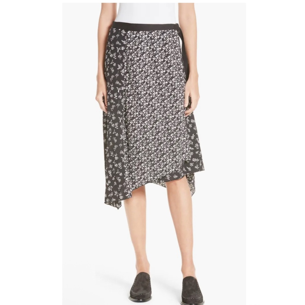 Rag & Bone Liv Wrap Skirt size 0 Printed